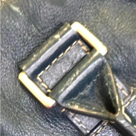 Michael Kors navy blue leather satchel handbag - Picture 10 of 12